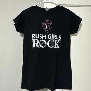 Rush Girls Rock Black T-Shirt - Girl’s S